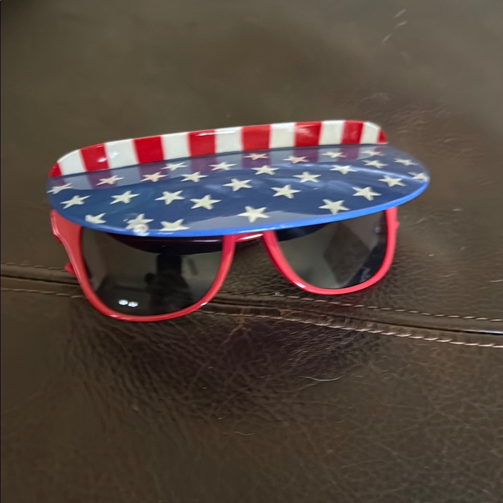 Patriotic Kids Sunglasses with Visor